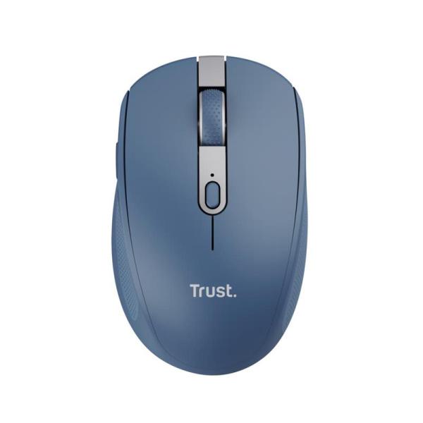 CG16-24934 TRUST OZAA MOUSE WIREL. RECARGABLE RF+BT USB BLUE