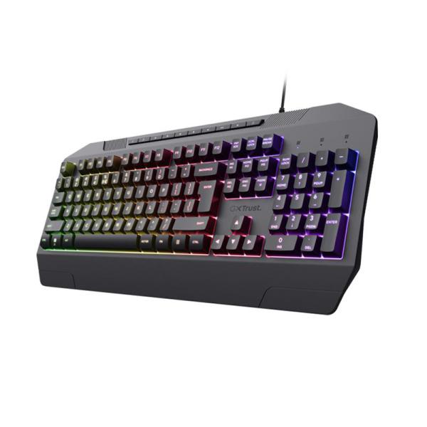 CG16-24998 TRUST EVOCX TECLADO GAMING ILUMINADO GXT 836 USB BLACK