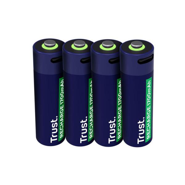 CG16-25631 TRUST PILAS AA X4 RECARGABLES EN USB-C