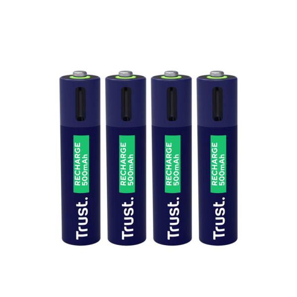 CG16-25671 TRUST PILAS AAA X4 RECARGABLES EN USB-C