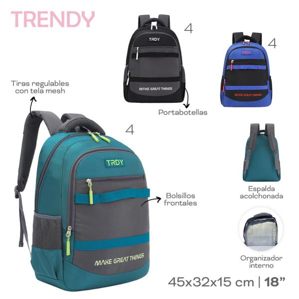 CG9- 19268 MOCHILA TRENDY