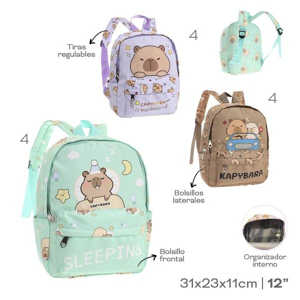 CG9- 53857 MOCHILA CAPIBARA